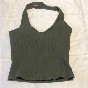 Hollister cropped halter